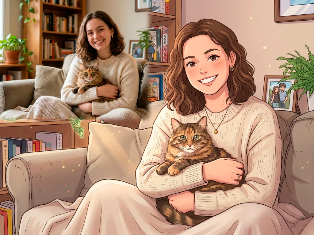 Caricatura estilo Anime