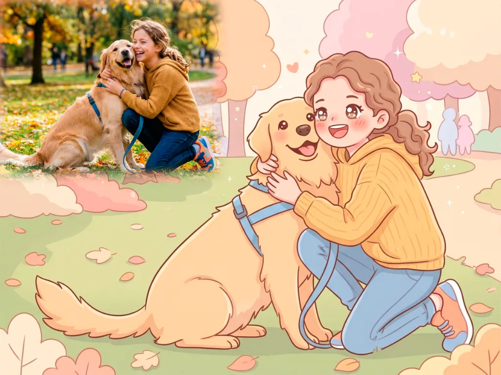 Caricatura estilo Kawaii