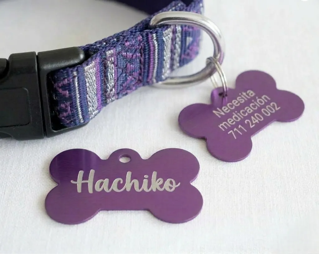 Placa para Mascotas Aluminio
