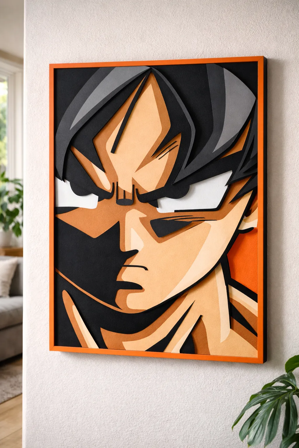 Cuadro Goku Anime Multicapa