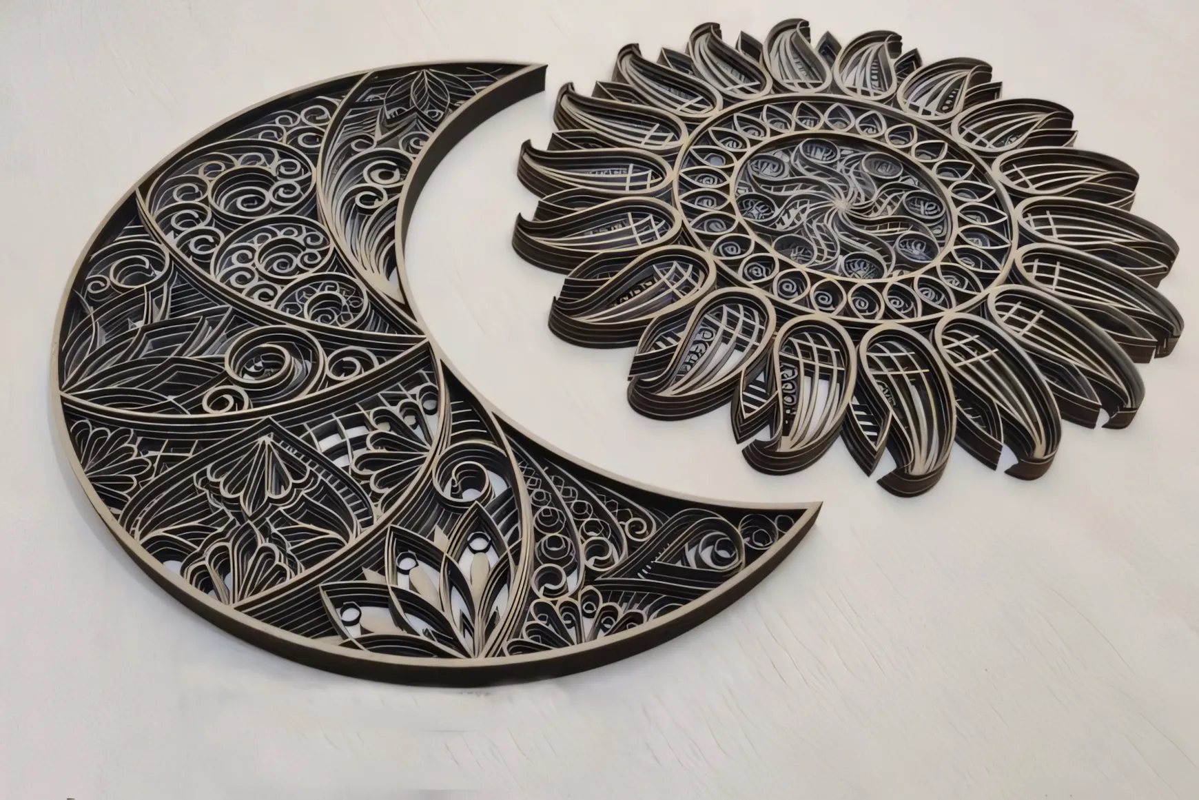 Mandala Sol y Luna Multicapa