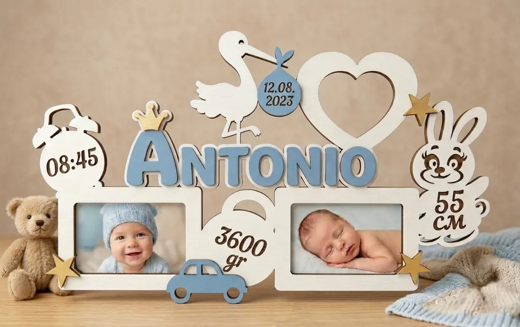 Placa natalicio personalizada